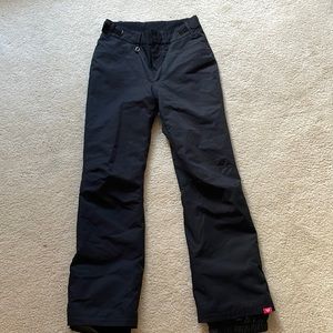 Roxy black snow pants